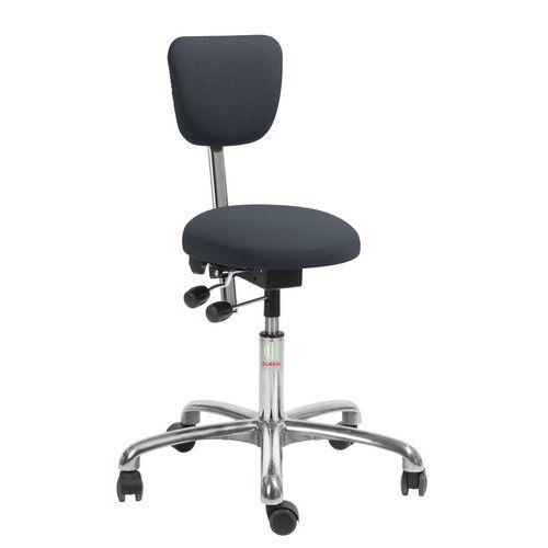 Chaise Oxford - Cura - Noir - 58 Cm