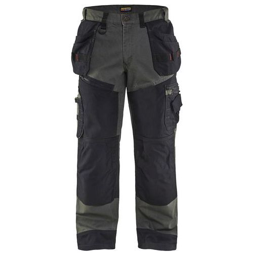 Pantalon De Travail Industrie Polyrecyclé Vert/noir C46