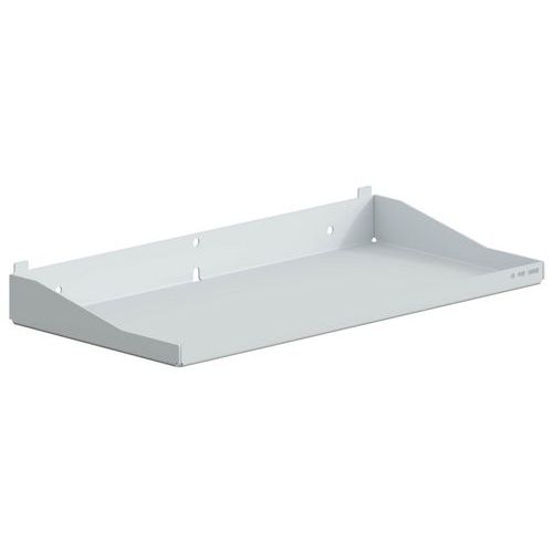 Sofame - Bannette Acier Gris Clair L340mm - Mobilier d'atelier Robuste et Durable