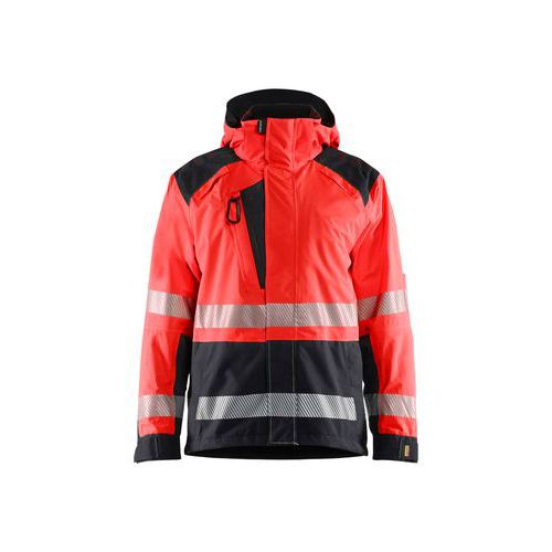Veste Haute Visibilité Shell Rouge