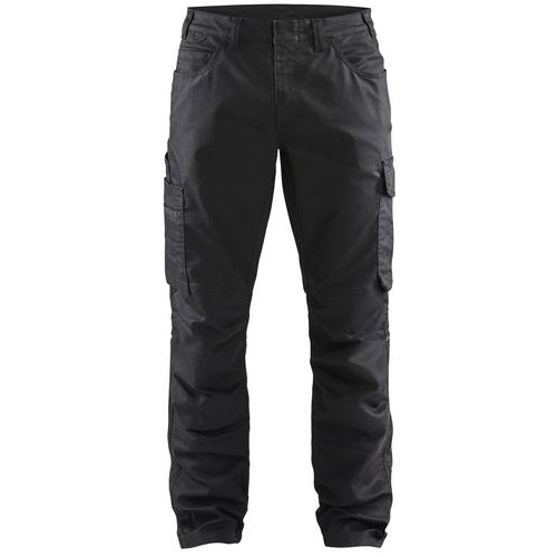 Pantalon De Travail Maintenance Denim Stretch 2d Noir C54