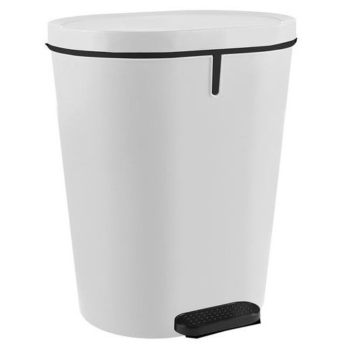 Poubelle à Pédale Zamora 25l Blanc
