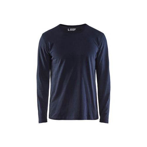 T-shirt Manches Longues Marine Foncé 6xl