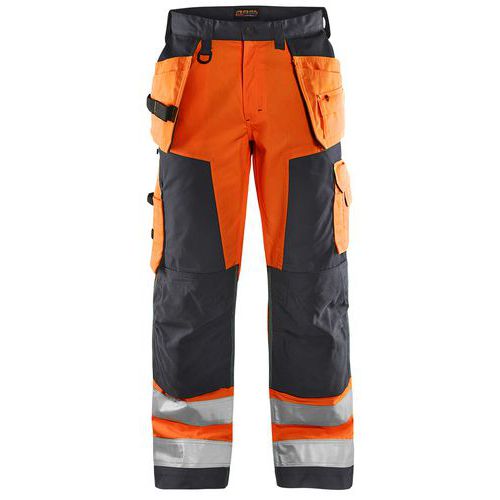 Pantalon Taille C58 Orange Fluo Anthracite