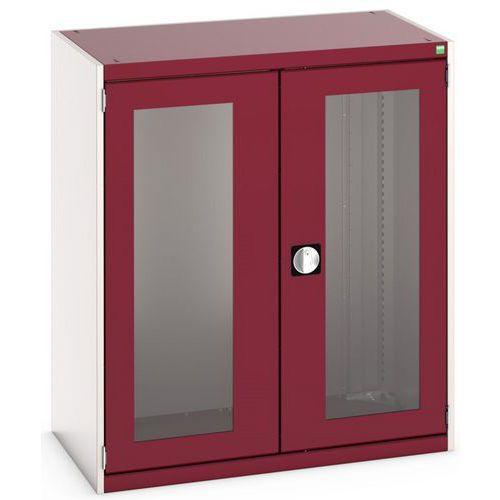 Armoire Cubio 650mm Rouge Hauteur 1200cm - Bott