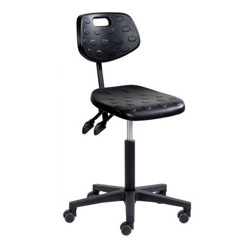 Siège Ergodyn Bas Embase Polyamide Sur Roulettes