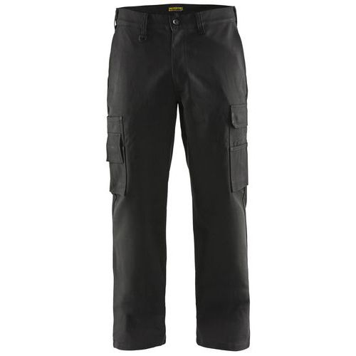 Pantalon De Travail Cargo Noir
