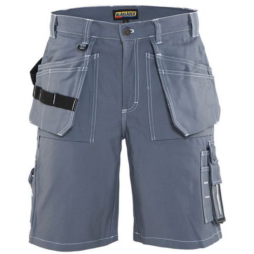 Short D'artisan Gris Clair