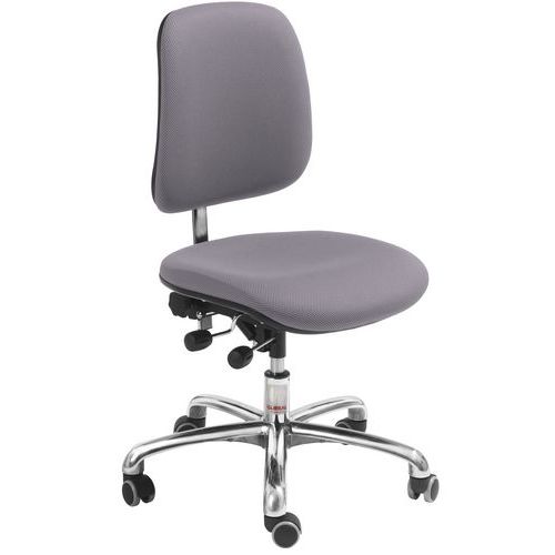 Chaise De Bureau Euromatic Cura - 40 Cm - Gris