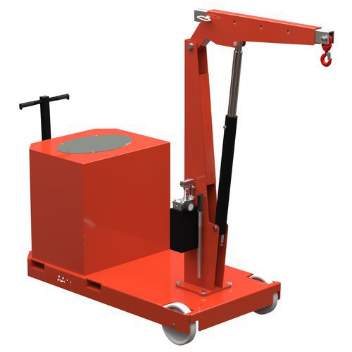 Grue D'atelier Porte-à-faux Manuelle Mât Fixe 1t