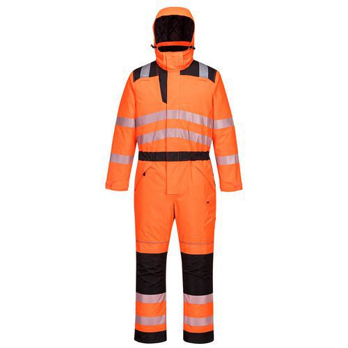Combinaison Hiver Pw3 Haute Visibilité Pw35 Noir/orange S