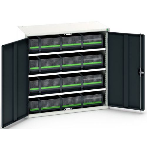 Bott 1 Armoire Verso Avec 16 Bacs - Hauteur 1 M - Bott