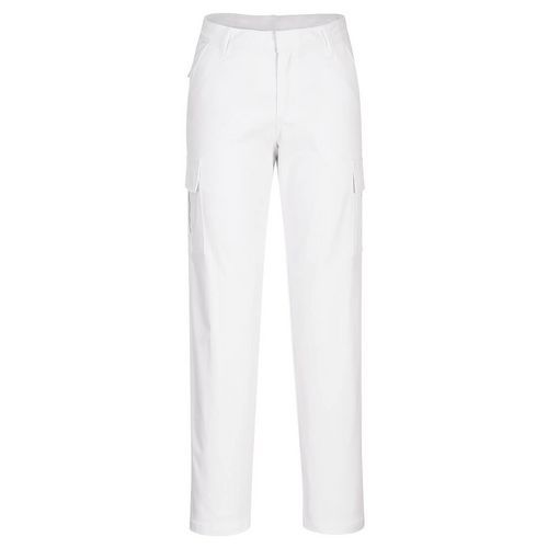 Pantalon De Travail Cargo Extensible Pour Femmes S233 Blanc 38 - Unisexe