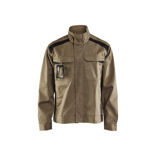 Veste De Travail Industrie En Iso 15797 Beige Noir