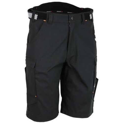 Singer Safety - Short de travail BERTO Ripstop Coton Polyester Noir Taille L