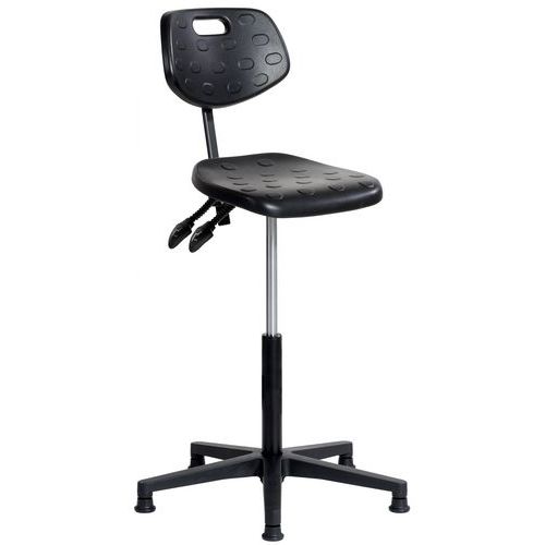 Siège Ergodyn Haut Embase Polyamide Sur Patins