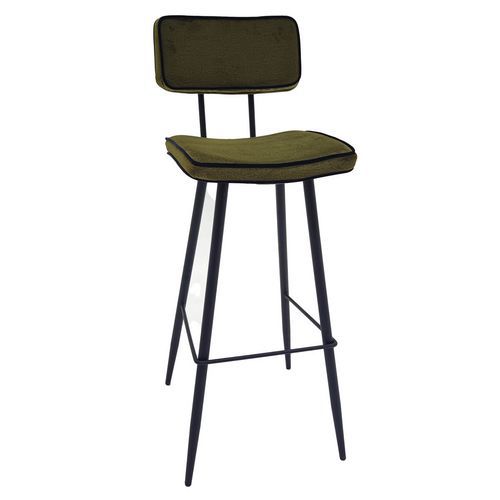 Tabouret Intérieur - Métal - Monolith Olive - H79 - Maurice
