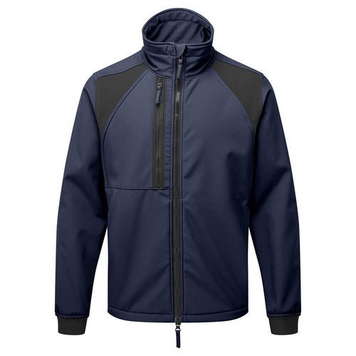 Veste De Travail Softshell Wy2 Cd870 Bleu Foncé Xxxl