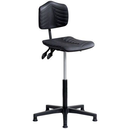 Siège Ergosoft Ergonomique Assise Haute Sur Patins Polyamide