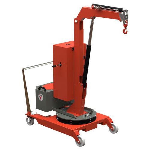 Grue D’atelier Porte-à-faux Manuelle Mât Rotatif 200 Kg