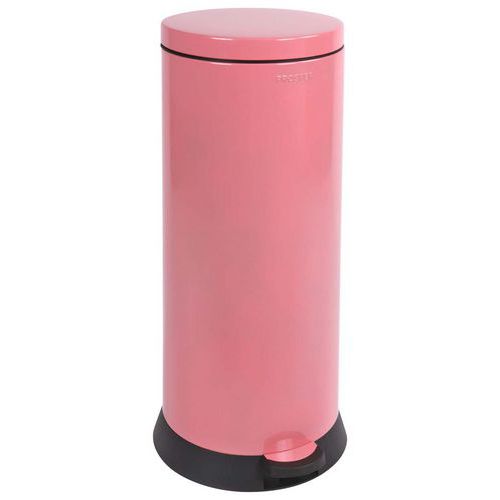 Poubelle Agroalimentaire De Cuisine Retro 30l - Rose Foncé