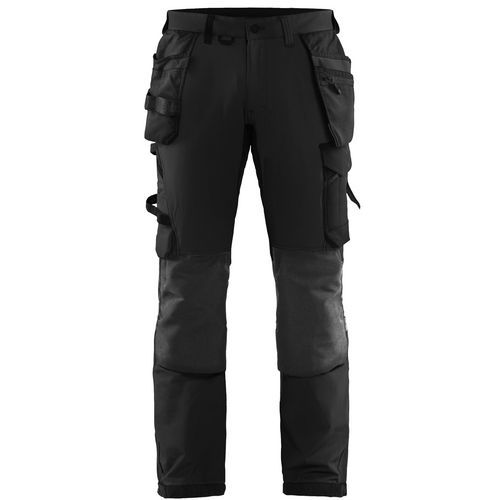 Pantalon De Travail Artisan Stretch 4d Noir/gris Foncé C46