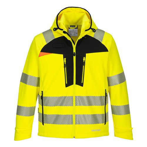Veste Softshell Haute-visibilité Dx47 - Noir/jaune - 4xl - Homme
