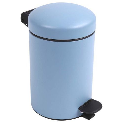 Poubelle Pour Sanitaire De Salle De Bain Bohème 3 L - Bleu Clair