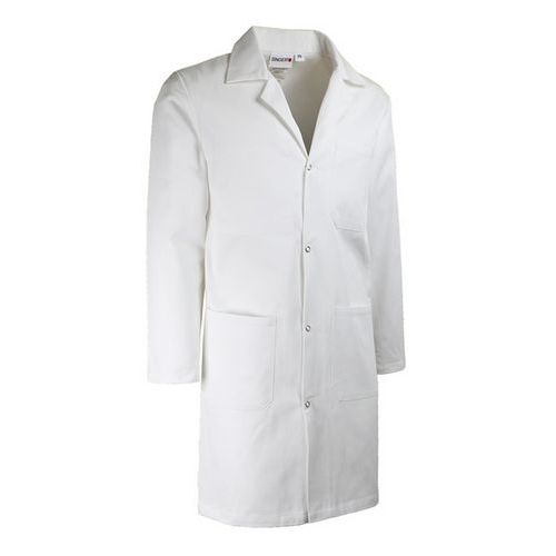 Singer Safety - Blouse de travail en coton blanc - Fermeture pressions - Mixte - 265 g/m² - EPI
