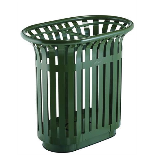 Corbeille 2 Flux à Poser Vert Mousse Tulipe-rossignol