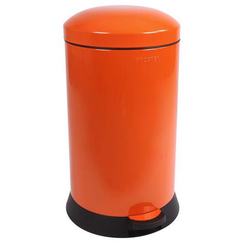 Poubelle Agroalimentaire De Cuisine Boheme 20l - Orange