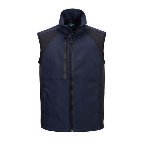 Gilet De Travail Softshell Wx2 Cd876 Bleu Foncé S