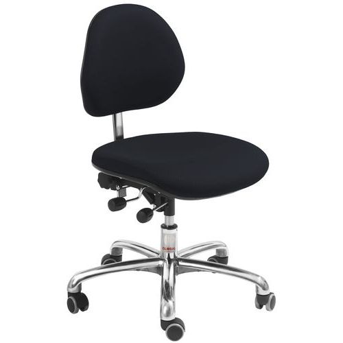 Chaise De Bureau Euromatic Cura - Polyester - 33 Cm - Noir