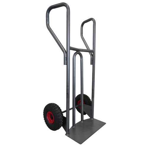 Diable Acier Incurvé 400 Kg Roues Gonflables