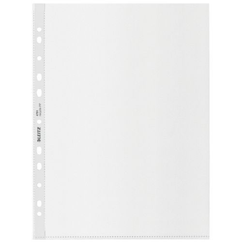 Pochette Perforée A4 100Âµ Recycle Leitz Transparent