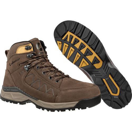 Albatros - Chaussures de randonnée HÖFEN CTX MID Hautes - Pointure 44 Marron - Résistantes Hydrocarbures