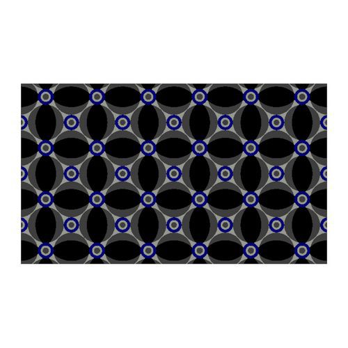 Tapis De Entrée Retro Blue/black 21 60 Cm X 90 Cm