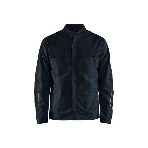 Veste De Travail Industrie Stretch 2d Bleu Foncé/noir Xxl