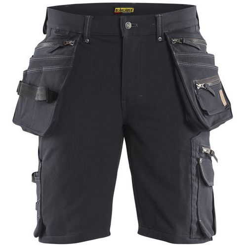 Short X1900 Artisan Stretch 4d Gris Foncé Noir Taille C58