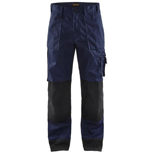 Pantalon De Travail Bicolore Marine Noir Taille C58