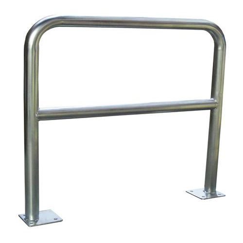 Viso - Barrière de sécurité en acier inoxydable 1,5 m - Gris chromé - 1000x1500x150 mm - Robuste et durable