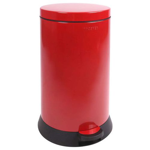 Poubelle Agroalimentaire De Cuisine Retro 20l - Rouge