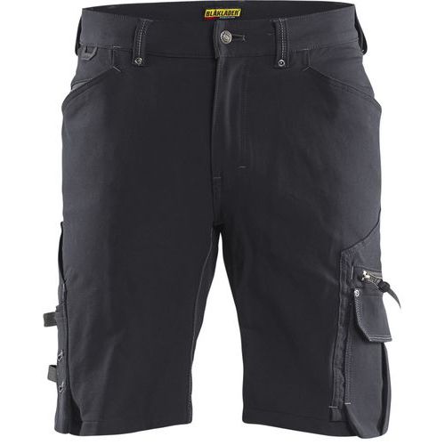 Short X1900 D'artisan Sans Poche Flottante Gris Foncé Noir