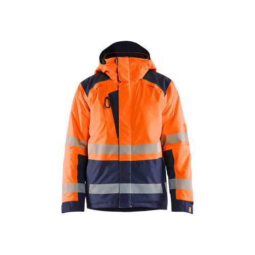 Veste D'hiver Haute Visibilité Orange Marine 6xl