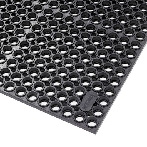 Tapis Caoutchouc De Poste De Travail 91 X 152 Noir
