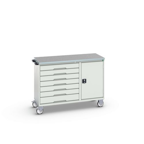 Bott 1 Desserte Maintenance Verso 7 Tiroirs - Hêtre - Bott