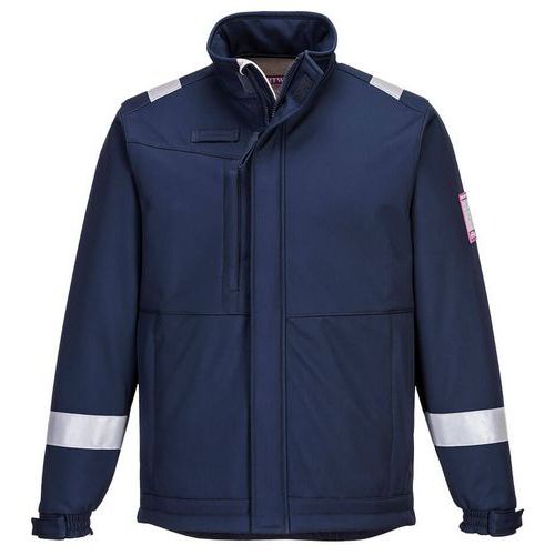 Veste Softshell Modaflame Mv73 Bleu Foncé L - Homme