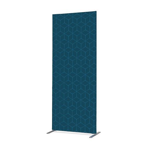 Cloison Déco En Tissu 100-200 Hexagone Bleu