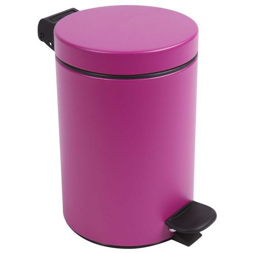 Poubelle Pour Sanitaire Pour Salle De Bain Retro 3l - Violet
