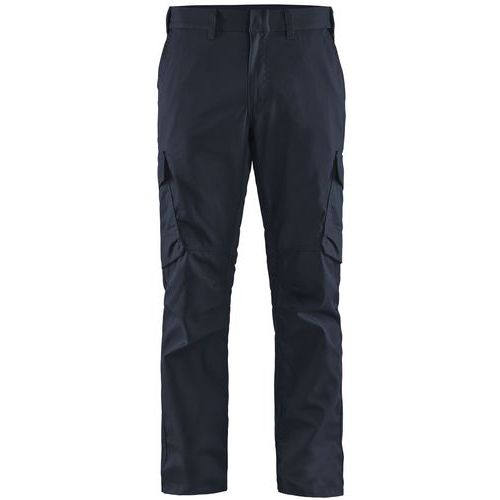 Pantalon De Travail Industrie Stretch 2d Bleu Foncé/noir D136